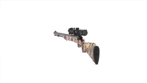 Thompson/Center Impact .50 Caliber Camo Muzzleloader With 3-9x40mm Scope 360 View - image 10 from the video
